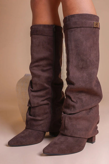 Effortless Slouchy Moto Boots