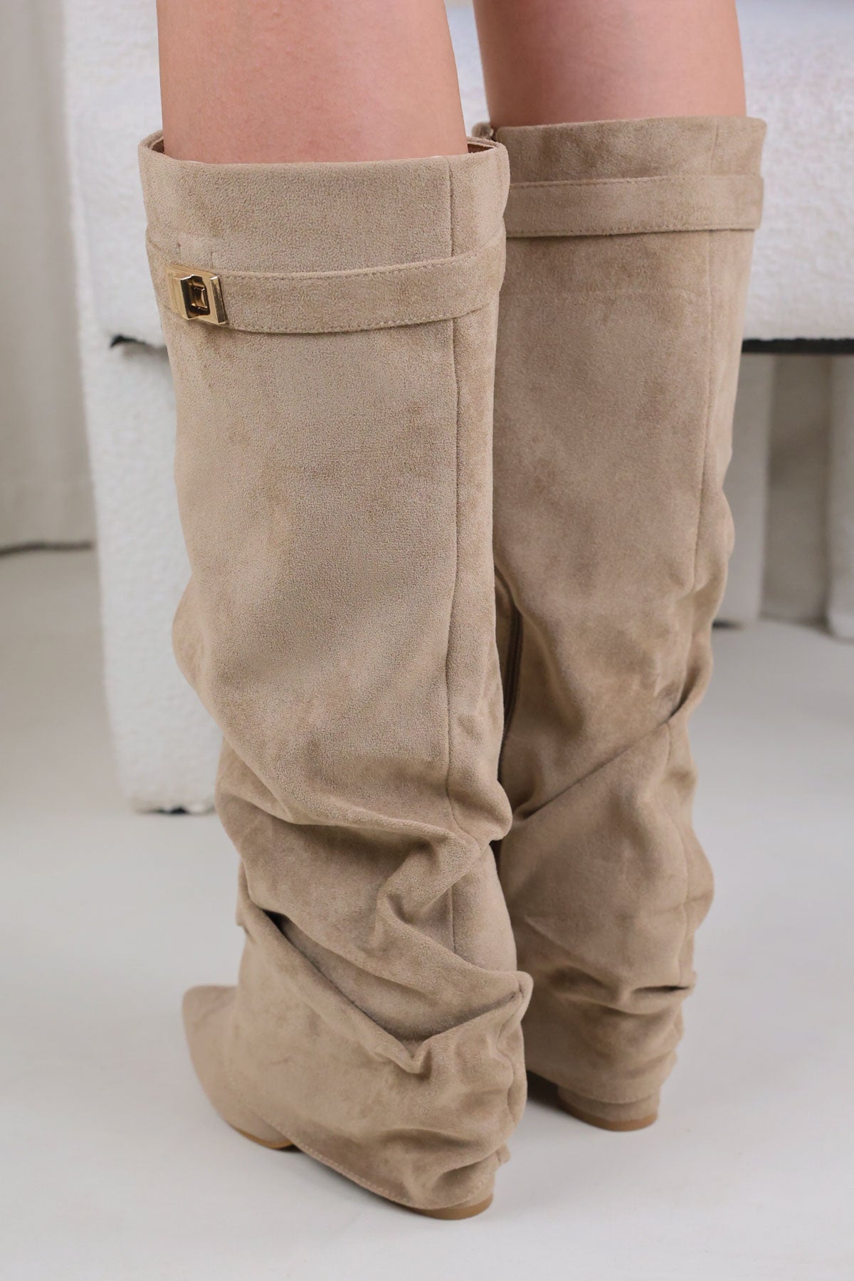 Effortless Slouchy Moto Boots
