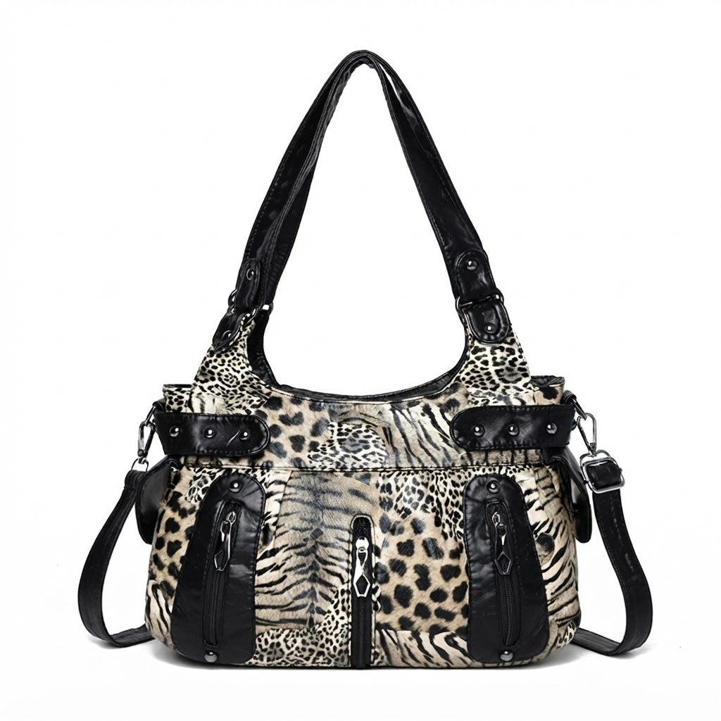 Leopard Luxe Shoulder Bag