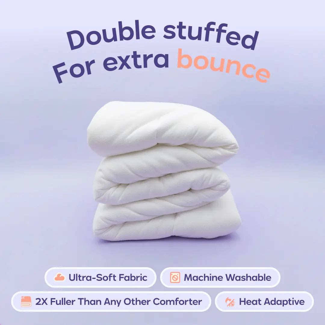 Temperature-Balancing Cloud Comforter