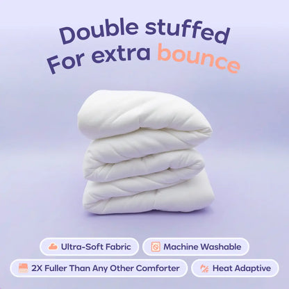 Temperature-Balancing Cloud Comforter