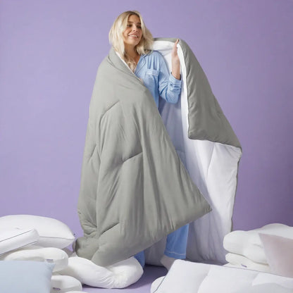 Temperature-Balancing Cloud Comforter
